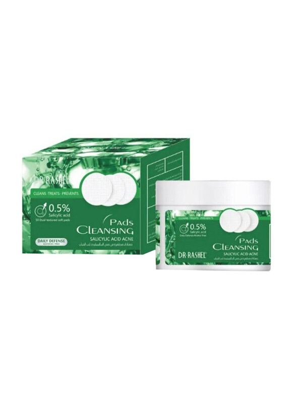 

Dr. Rashel Salicylic Acid 0.5% Acne Cleansing Pads, 50 Pieces, 50gm