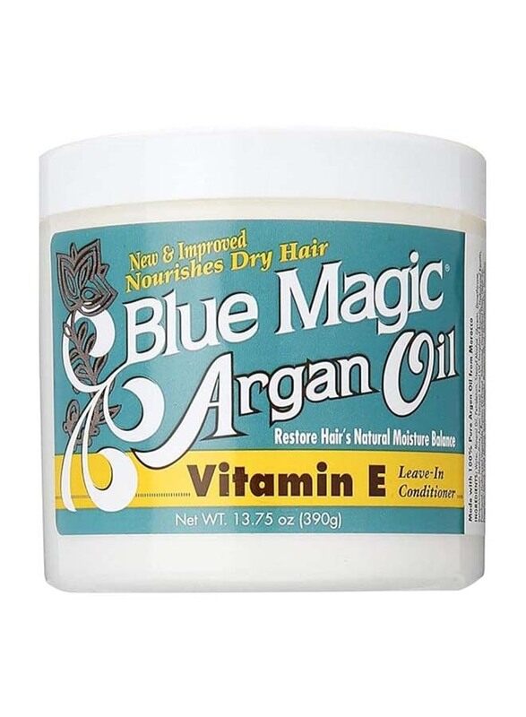 

Blue Magic Argan Oil Vitamin E Leave In Conditioner for Dry Hair, 390gm