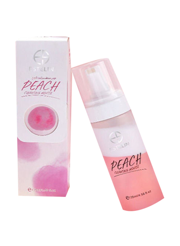 Estelin Peach Cleansing Mousse, 135ml