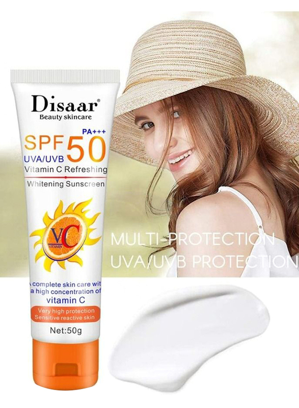 Disaar PA+++ SPF 50 Vitamin C Organic Sunscreen, 50gm