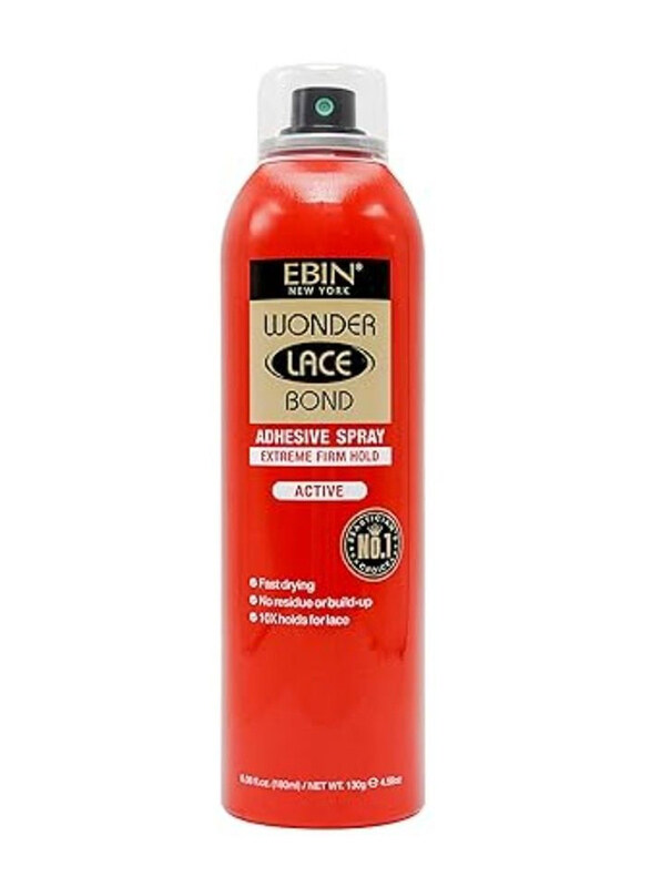 

Ebin New York Wonder Lace Bond Adhesive Spray Extreme Firm Hold, 180ml