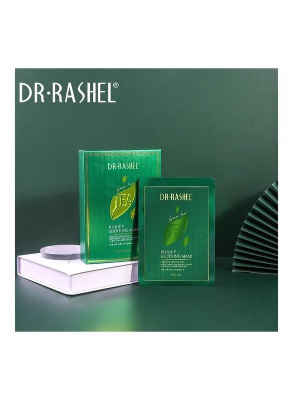 Dr. Rashel Green Tea Purify Soothing Mask, 5x250gm