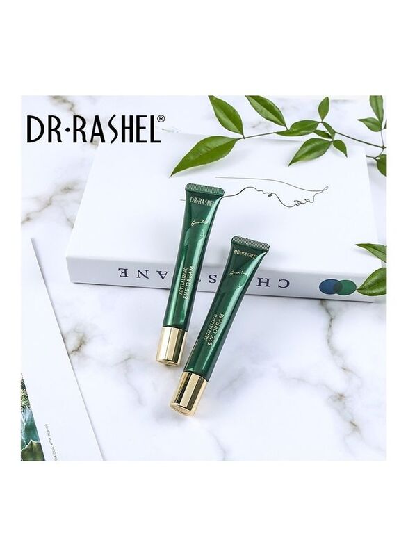 Dr. Rashel Green Tea Revitalizing Eye Cream for Dark Circles Eye Bags And Puffiness, 20g