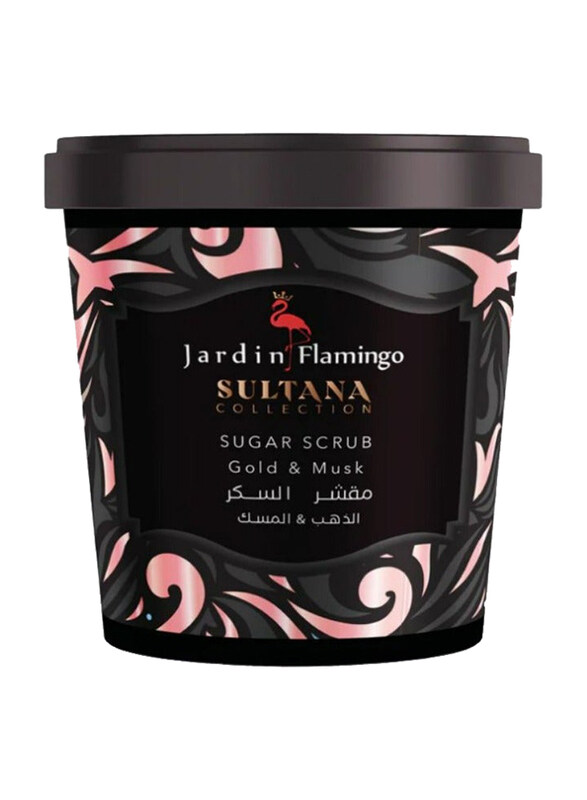 

Jardin Flamingo Gold & Musk Sultana Sugar Scrub, 600gm