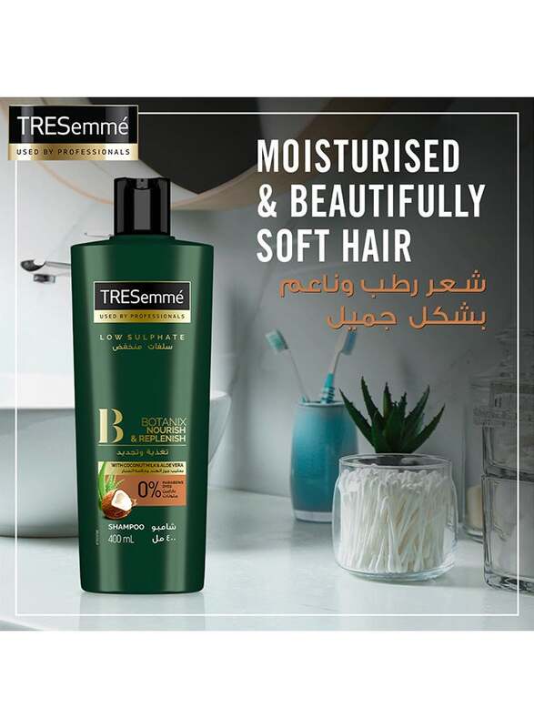 Tresemme Botanix Natural Nourish And Replenish Shampoo for Dry Hair, 400ml