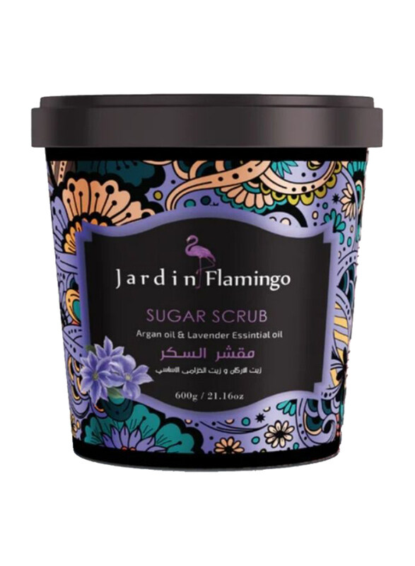 

Jardin Flamingo Argan Oil & Lavender Essential Oil Sugar Scrub, 600gm