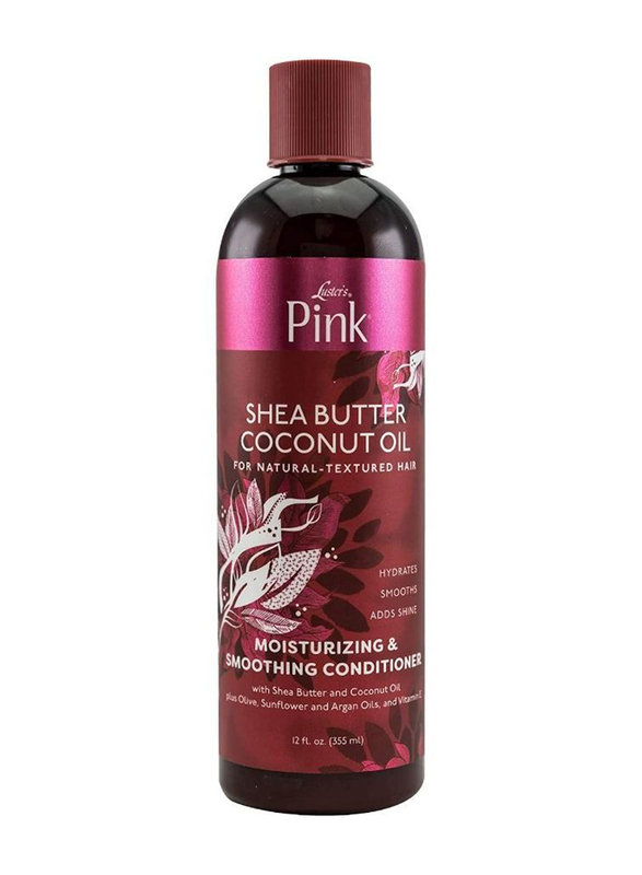 Luster's Pink Shea Butter Coconut Oil Moisturizing & Silkening Conditioner for Dry Hair, 355ml