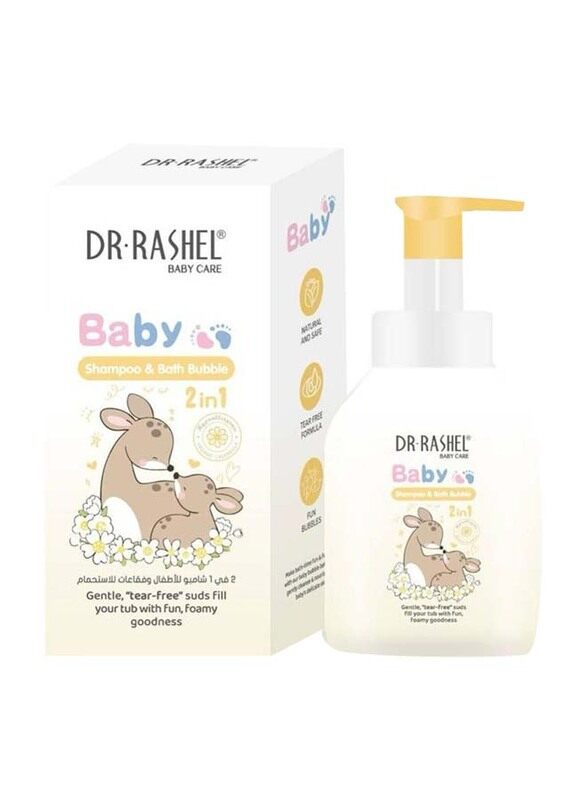 

Dr. Rashel 2-in-1 Baby Shampoo & Bath Bubble, 350ml