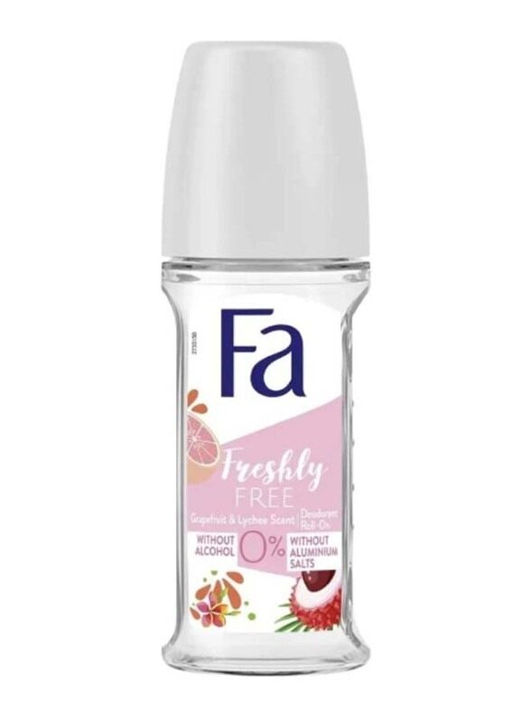 

Fa Freshly Free Grapefruit & Lychee Roll-On Deodorant Scent, 50ml