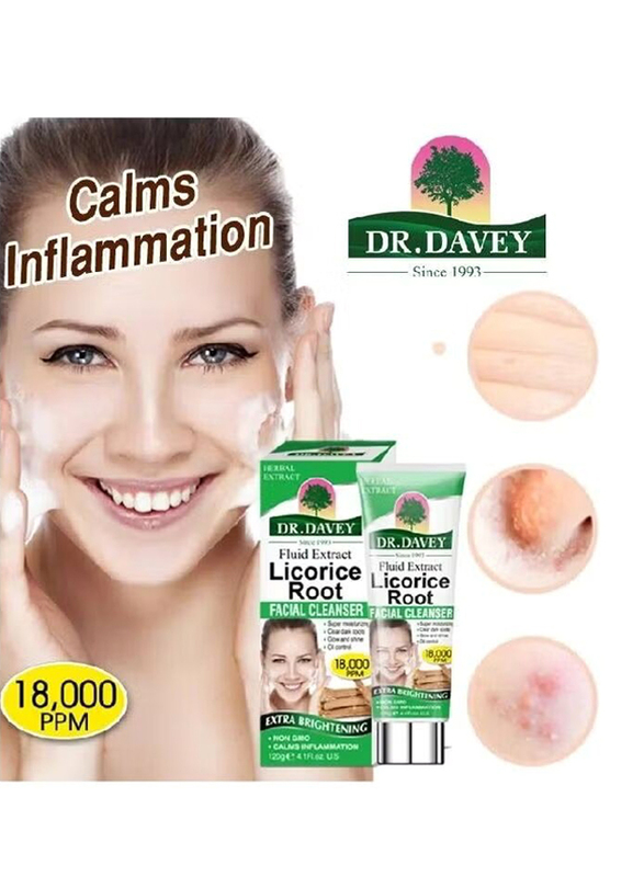 Dr. Davey Licoriice Root Calms Facial Cleanser, 120ml