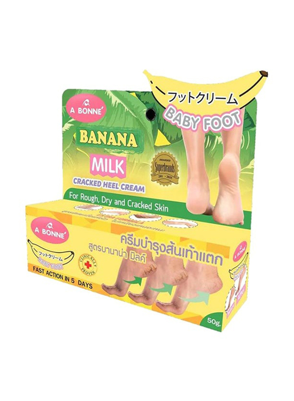 A Bonne Banana Milk Cracked Heel Cream, 50gm