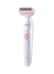 Kemei Professional Design 2 In 1 Multi-Function Waterproof Lady Shaver, KM-113, Pink