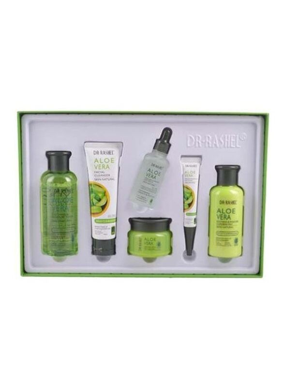 Dr Rashel Aloe Vera Skin Natural Soothing & Moisture Skin Care, 6 Pieces