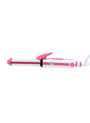 Kemei Multi Function 3 In 1 Ceramic Straighter, KM-1213, Pink