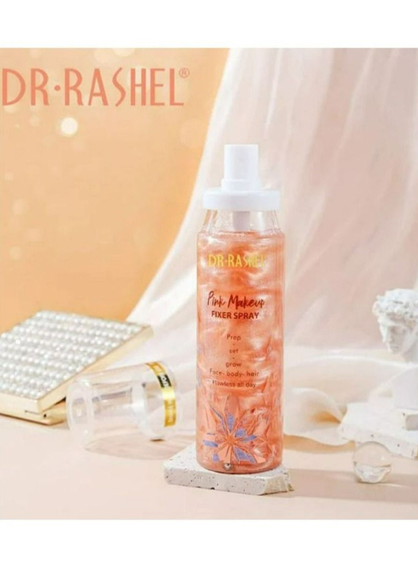 Dr. Rashel Lightweight & Moisturizing Pink Makeup Fixer Spray, 100ml
