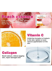 Guanjing Whitening Vitamin C Collagen Peach Essence Rejuvenation Privacy Soap, 80gm