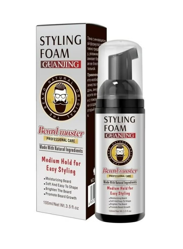 Guanjing Beard Styling Foam, 100ml