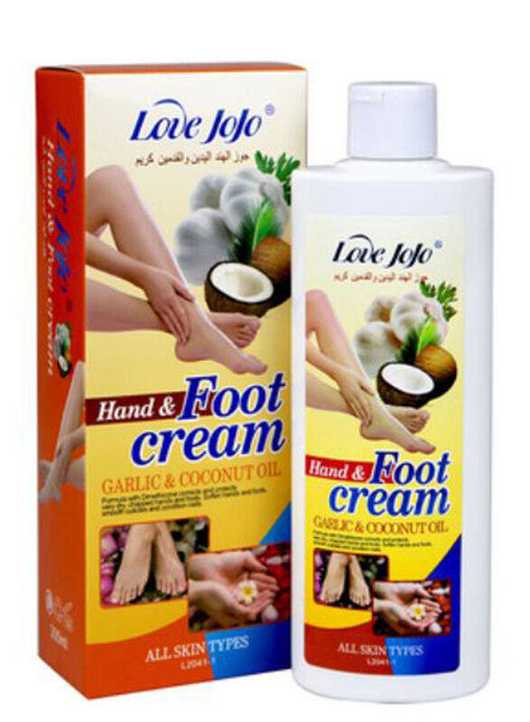 

Love Jojo Garlic And Coconut Oil Hand And Foot Cream, 300ml