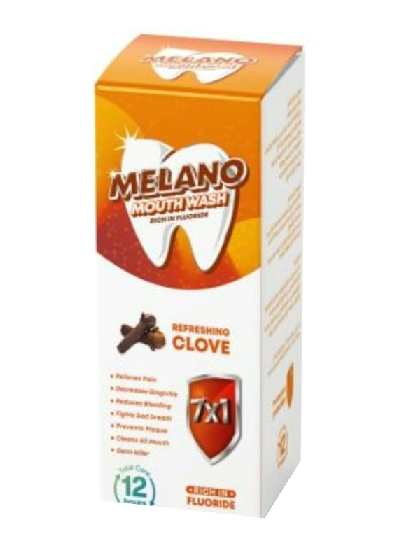 Melano Mouth Wash with Clove, Orange, One Size