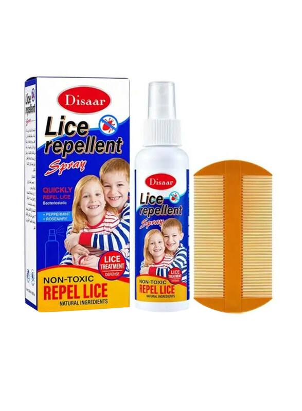 

Disaar Lice Repellent Spray for All Hair Types, 120ml