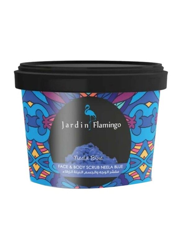 

Jardin Flamingo Neela Blue Face Body Scrub, 400g