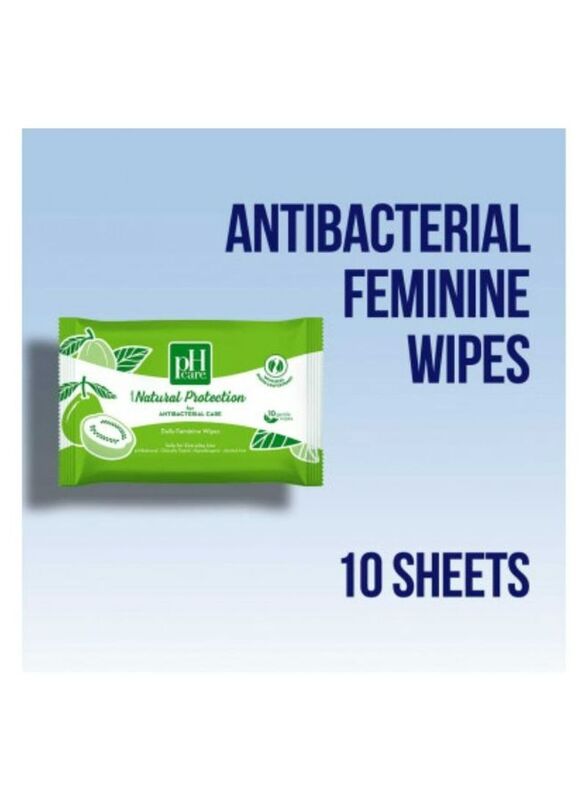 pH Care Daily Feminine Wipes, 3 Pieces