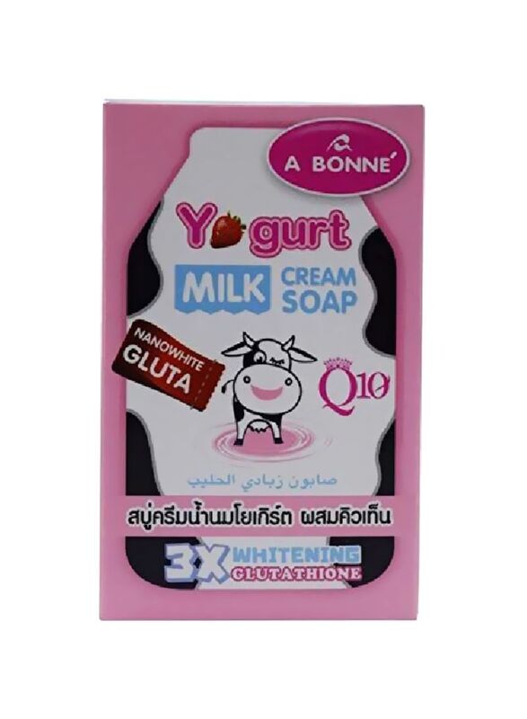 A Bonne Yogurt Milk Cream Soap, 90g