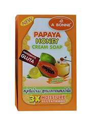 A BONNE Papaya Honey Cream Soap, 90g