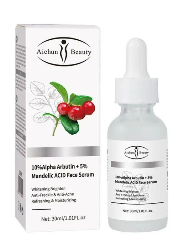 Aichun Beauty 10% Alpha Arbutin + 5% Mandelic Acid Face Serum, 30ml