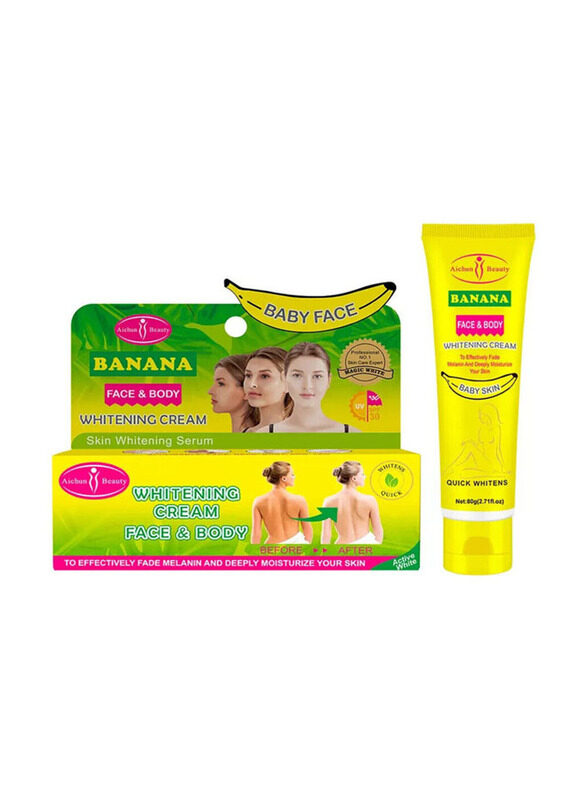 

Aichun Beauty Banana Face & Body Whitening Cream, 80gm