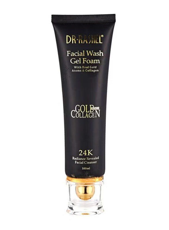 Dr. Rashel 24k Gold & Collagen Facial Wash Gel Foam, 100ml