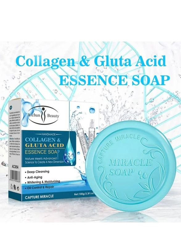 Aichun Beauty Collagen & Gluta Acid Essence Soap, 100gm