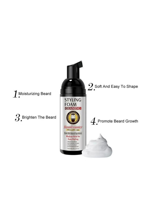 Guanjing Beard Styling Foam, 100ml