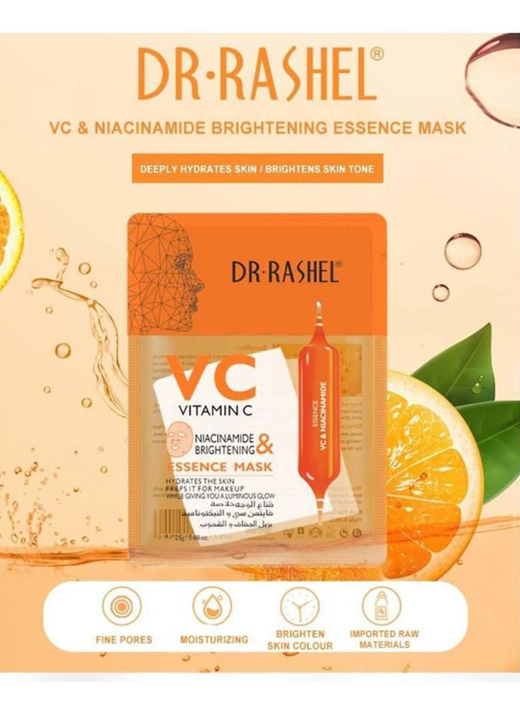 Dr. Rashel Vitamin C Niacinamide & Brightening Essence Mask, 25gm