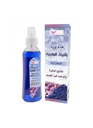 Kuwait Shop Rose Water with Moroccan Nella Blue 200ml + Moroccan Nella Soap 100gm, 2 Pieces