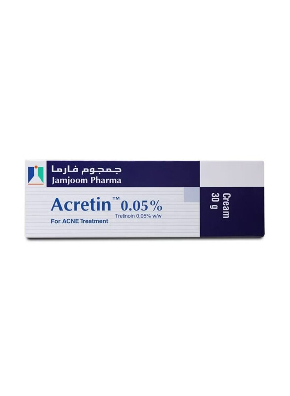 

Jamjoom Pharma Acretin 0.05% for Acne Treatment Cream, 30gm