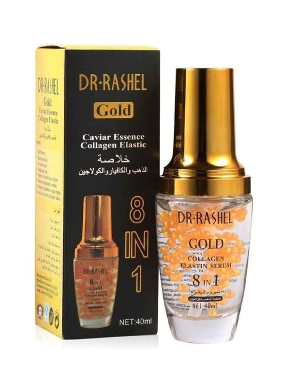 Dr Rashel Gold 8-in-1 Caviar Essence Collagen Elastin Serum, 40ml