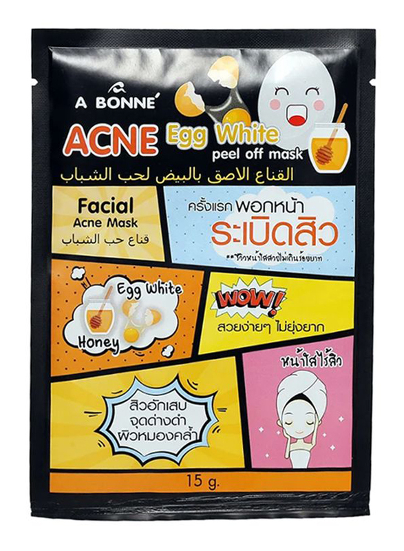 A Bonne Adhesive Face Mask With Eggs, 15gm