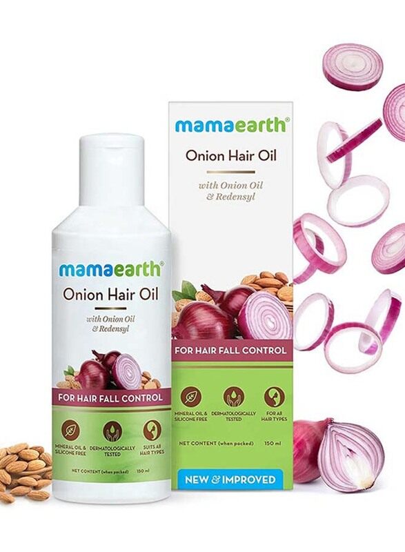 

Mamaearth Anti Hair Fall Onion Hair Oil, 150ml