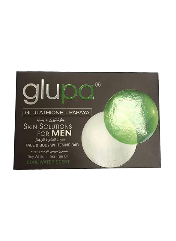 Glupa Skin Solutions Face & Body Whitening Bar, 100gm