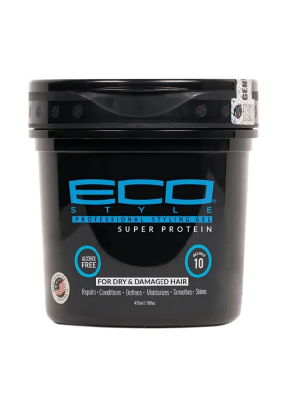 Eco Styler Styling Gel Super Protein for Dry & Damage Hair, 473ml