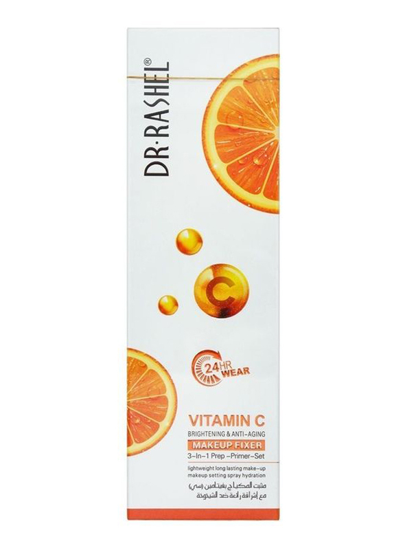 Dr Rashel Vitamin C Brightening & Anti-Aging Makeup Fixer, 160ml, Clear