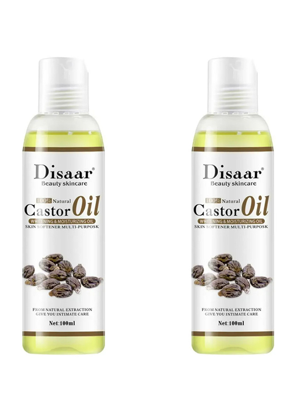 Disaar 2-Piece Castor Oil, 100ml