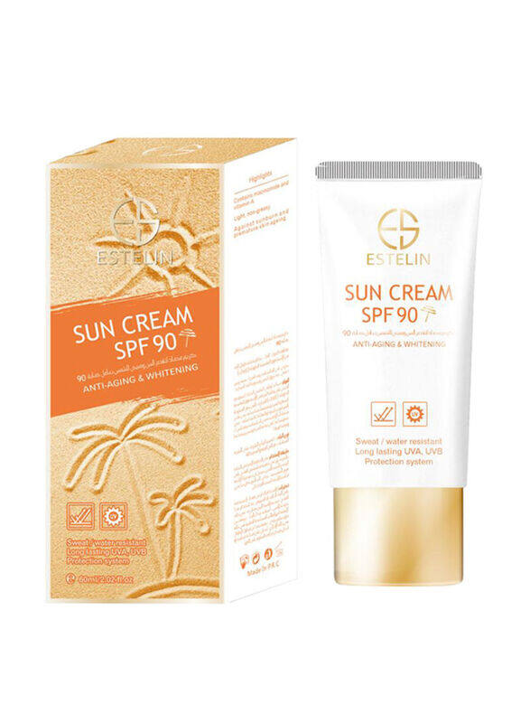 

Estelin SPF 90 Anti-Aging & Whitening Sun Cream, 60ml