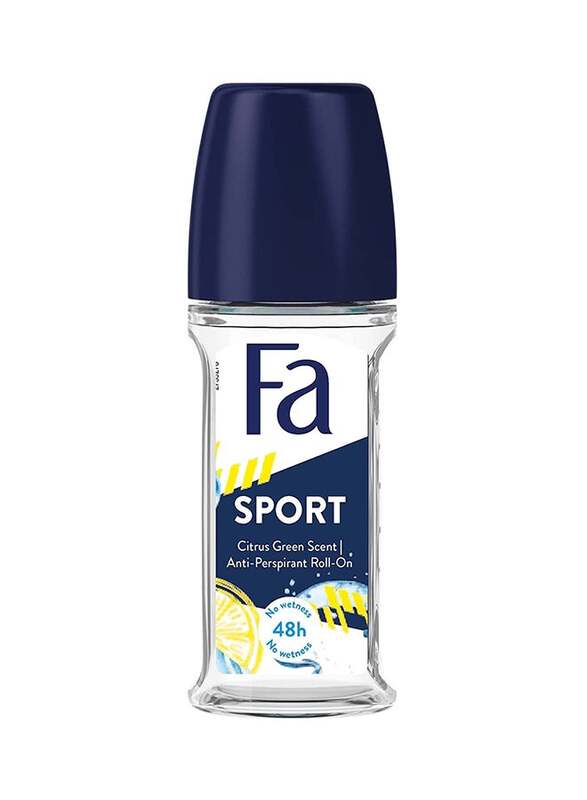 Fa Sport Citrus Green Scent Anti-Perspirant Roll On, 50ml