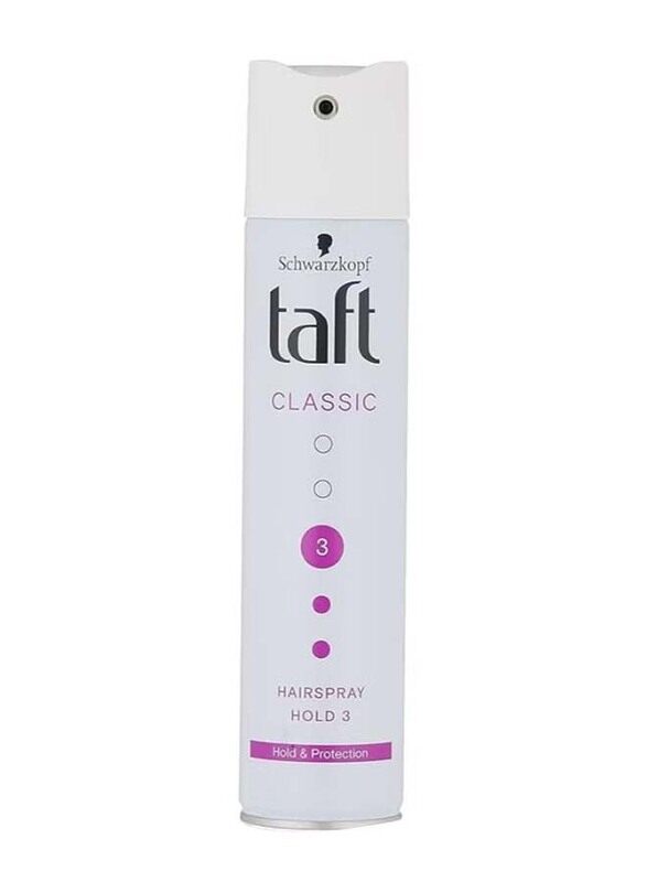 

Schwarzkopf Taft Classic Extra Strong Hold 3 Hair Spray for Dry Hair, 250ml