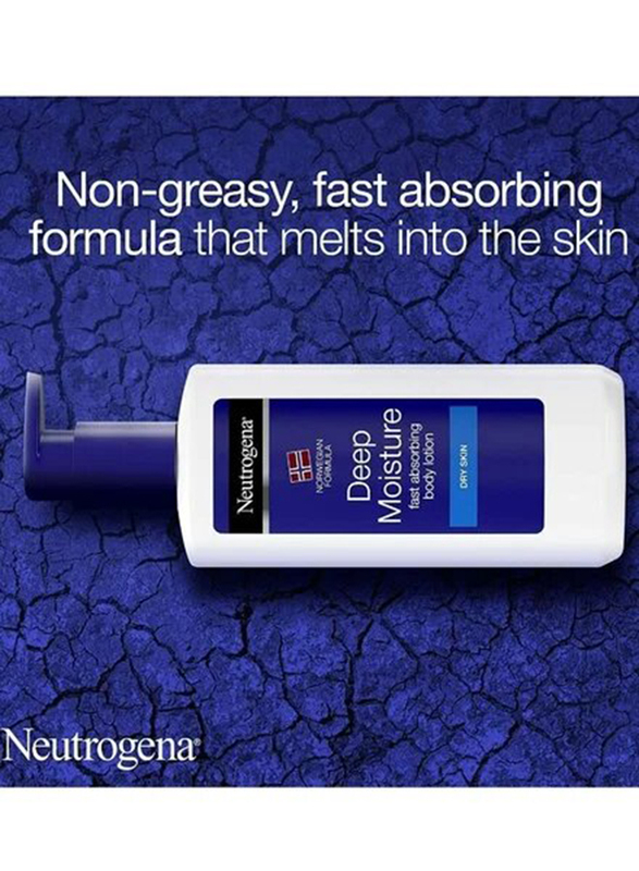 Neutrogena Naturals Deep Moisture Fast Absorbing Body Lotion, 400ml