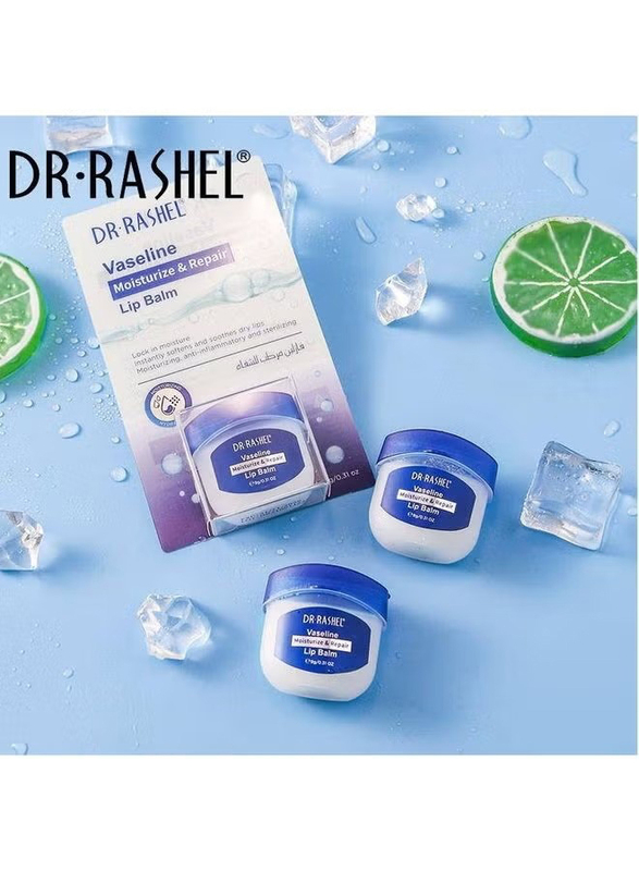 Dr. Rashel Vaseline Moisturize & Repair Clear Lip Balm, 9gm