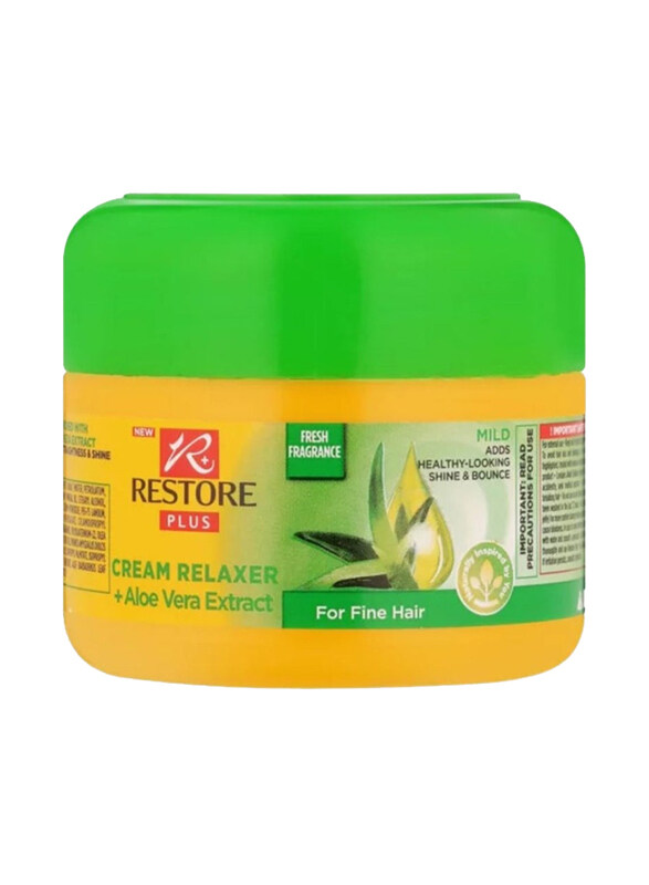 

Restore Plus Cream Relaxer with Aloe Vera Extract for Fine Hair, 125ml