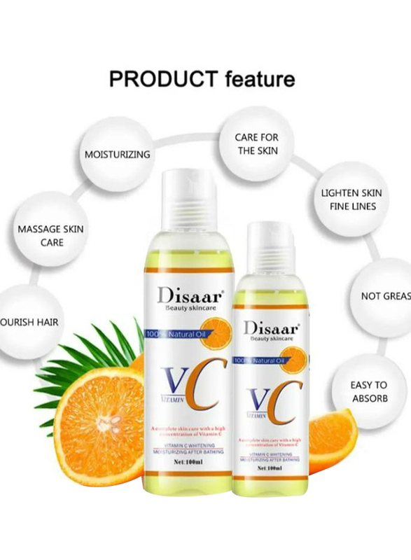 Disaar Vitamin C Natural Oil, 2 x 100ml